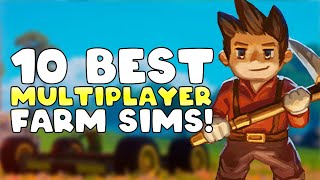 Top 10 Multiplayer Farming Games for Switch amp PC [upl. by Heyra]