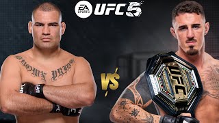 UFC 5 CAIN VELASQUEZ VS TOM ASPINALL FOR THE UNDISPUTED UFC WORLD HEAVYWEIGHT CHAMPIONSHIP BELT [upl. by Estes]