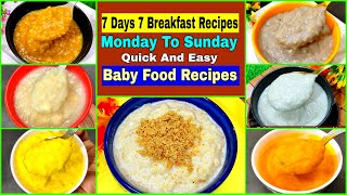 7 Baby Food Recipes For 1 4 Years  Breakfast Recipes For 1 4 Years  Healthy Food Bites [upl. by Analos681]