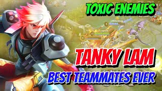 Lam Tank Build With The Best Teammates Ever Against Toxic Opponents  Honor of Kings  HoK [upl. by Enirac]