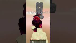 Bro got trapped minecraft bridging minecraftgameplay gaming mlg bridgerland [upl. by Edmea171]