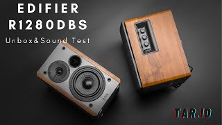 Edifier R1280DBS  Unbox  Sound test [upl. by Iznyl843]