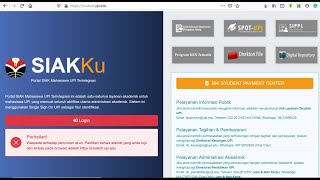 Sistem Informasi SIAKKu UPI [upl. by Noled]