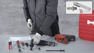 Howto Vedligeholdelse af Hilti DX 5 amp DX 460 boltepistol [upl. by Analrahc666]