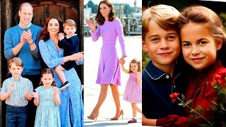 Princess Kate Middleton Family Outing moment IN Different placesRoyal Family Kids [upl. by Nylsej]