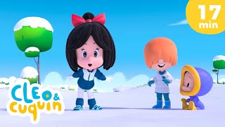 Winter Games and more full episodes of Cleo y Cuquin  The Telerin Family [upl. by Billy]