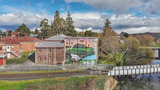 Deloraine Skate park Mural and the Deloraine Weir [upl. by Maggie98]