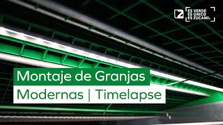 👍 Montaje instalación en TIMELAPSE ZUCAMI granja moderna GALPONES GALLINEROS [upl. by Sisco]