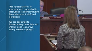 Ginnie Springs owner says they are limiting visitors after deadly Memorial Day shootings [upl. by Adriena]