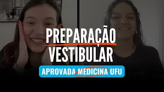 Aprovada em MEDICINA NA UFU fala sobre preparação para vestibular 🤩 [upl. by Siderf]