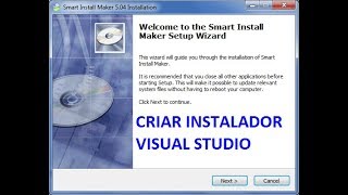 CRIAR INSTALADOR SIMPLES  VISUAL STUDIO [upl. by Litnahc]