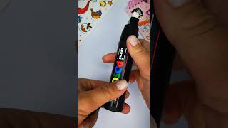 Huge POSCA markers ASMR Satisfied video asmr [upl. by Stephen]