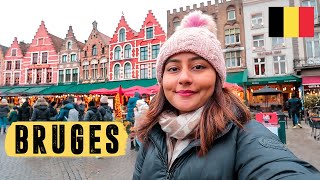 How to Spend the PERFECT Day in BRUGES Belgium 🇧🇪  Fairytale City in Europe [upl. by Neneek]