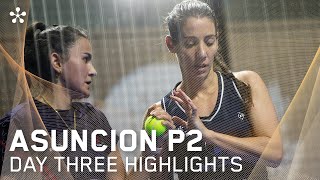 Asuncion Premier Padel 2 Highlights day 3 women [upl. by Araldo671]