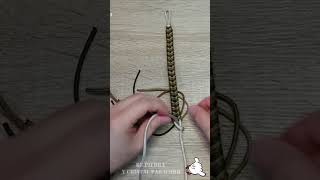 Tutorial Fácil Cómo Hacer la Pulsera de Paracord Náutica con Dije de Ancla  Paso a Paso [upl. by Cody189]