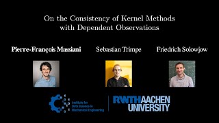 ICML 2024 On the Consistency of Kernel Methods with Dependent Observations [upl. by Bowen]