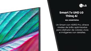 Smart Tv Led 43quot 4k UHD LG Thinq Ai webOS23 [upl. by Ranitta]