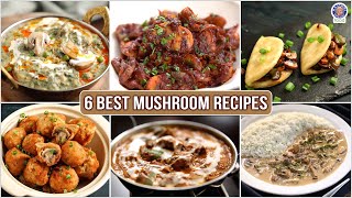 6 Best Mushroom Recipes to Try  Mushroom Starters Sabzi and More  Different Mushroom Dishes [upl. by Garnet]