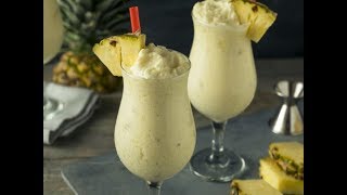 Piña colada sin licor  CocinaTv producido por Juan Gonzalo Angel [upl. by Luana740]