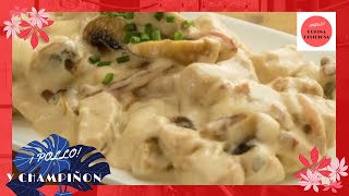 👩‍🍳 POLLO Con CHAMPIÑONES a la CREMA 🍗  🍄 Cómo Hacer POLLO en SALSA DE CHAMPIÑONES [upl. by Cerys63]