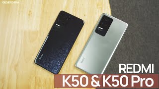 Xiaomi Redmi K50 amp Redmi K50 Pro Unboxing amp First Impression [upl. by Einaled]