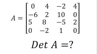 Determinante de una matriz 4x4 [upl. by Noivaz]