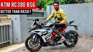 2020 KTM RC 390 BS6 Detailed Ride Review  Mileage  Price  Changes [upl. by Orella221]