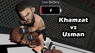 Khamzat defeats Usman to fight Strickland next [upl. by Surtimed]