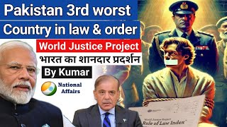 Pakistan is third worst country in law amp order  World Justice Project  Rule of Law Index 2024 [upl. by Carrel666]