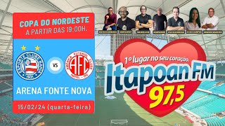 BAHIA 3X0 AMÉRICARN AO VIVO 150224 [upl. by Elcin]