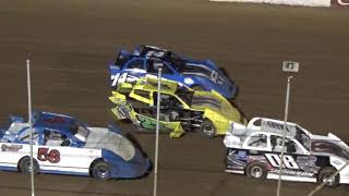 Sharp Mini Late Model Feature Race  Oglethorpe Speedway Park 042018 [upl. by Isyad878]