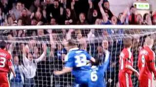 Amazing Free Kick By Alex vs Liverpool 4142009 HD [upl. by Yesnil763]