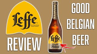 LEFFE BLONDE BEER REVIEW  ONE MINUTE BEER REVIEW  EP 14 [upl. by Belicia]