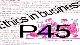 Ethics in business 3as P4546 [upl. by Geirk]