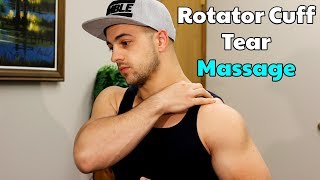 Follow Along  Self Rotator Cuff Shoulder Massage [upl. by Joscelin]