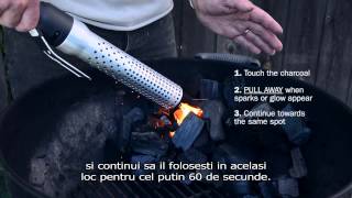 Looftlighter  aprinzator electric carbuni de la CampingGrill [upl. by Anaerol]