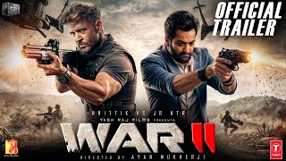 WAR 2 Official Trailer  Hrithik Roshan NTR Tiger Shroff  Aryan Mukherjee  YRF  Concept [upl. by Ayot]