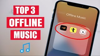 Top 3 FREE Music Apps For iPhone amp Android Offline Music  2024 [upl. by Pouncey]