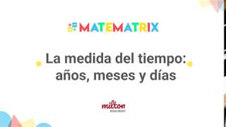 La medida del tiempo años meses y días [upl. by Aires]