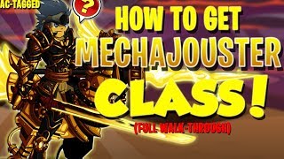 AQW  HOW TO Get MechaJouster Class Full Walkthrough ACTAGGED  ITEM Showcase [upl. by Verras173]