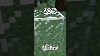 2024 VS 2015 What blocks would you like next time shorts minecraft 2024 [upl. by Thaxter]