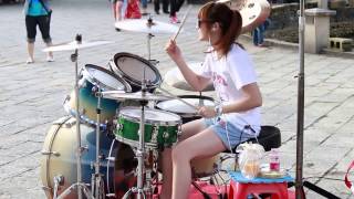 Gangnam Style drum cover  by SWhite [upl. by Mahan103]