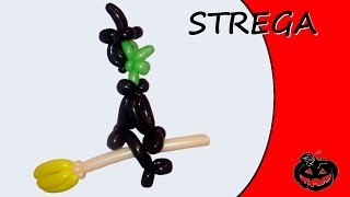 Palloncini modellabili  La Strega  Speciale Halloween [upl. by Ariajay]