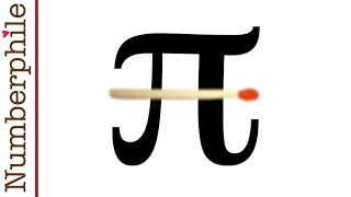 Pi and Buffons Matches  Numberphile [upl. by Elleahcim]