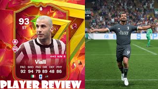 GOAT ST🏆 93 GOLAZO HERO Vialli Player review  EA FC 24 [upl. by Eenahc]