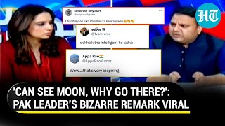 Chand Toh Dikhta Hai Paks Fawad Chaudhry Roasted For Mocking Indias Chandrayaan3 Mission [upl. by Eladnyl]