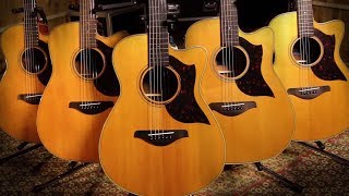 Yamaha A Series Acoustic Guitars Demo [upl. by Brathwaite]