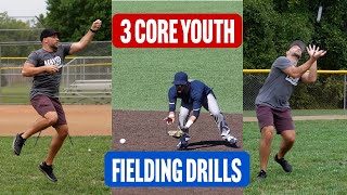 Three EasyToCoach Fielding Drills For Baseball amp Softball [upl. by Ibed]