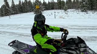 First Ride of 202324 Snowmobiling in Idaho [upl. by Narual918]