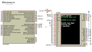 Interfacing PIC18F46K22 MCU with ST7735 TFT – Rotation Test Example [upl. by Flanders573]